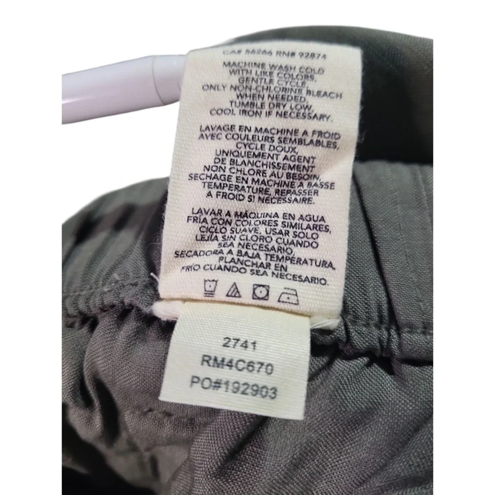 Splendid Cargo Pants Womens Large Olive Green Comfy Fit Pockets Drawstring - Picture 7 of 14